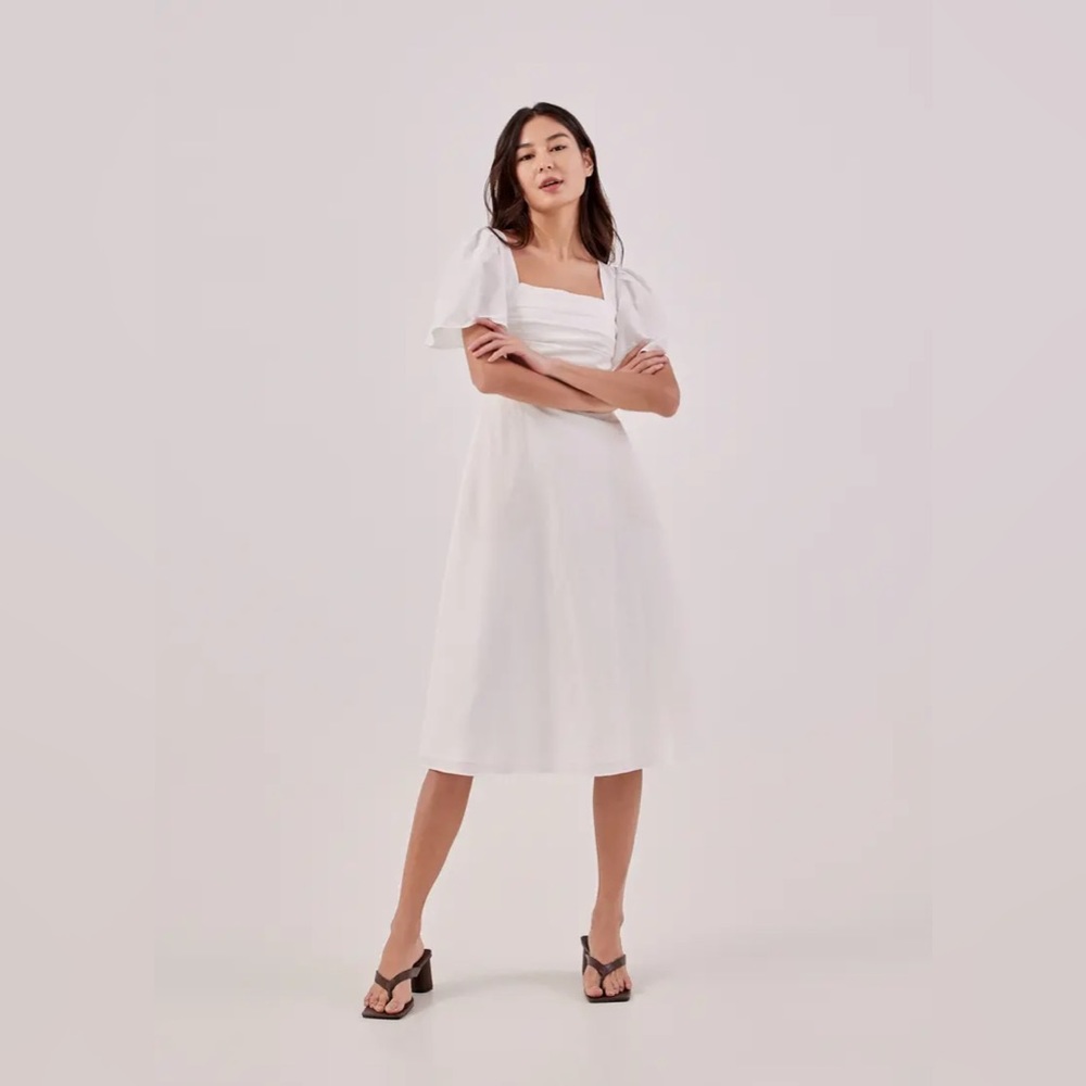 Love, Bonito Kavena Textured Pleat Front Dress